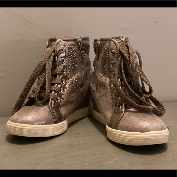 Stuart Weitzman rhinestones wedges. Size Youth 12 - Picture 4 of 6